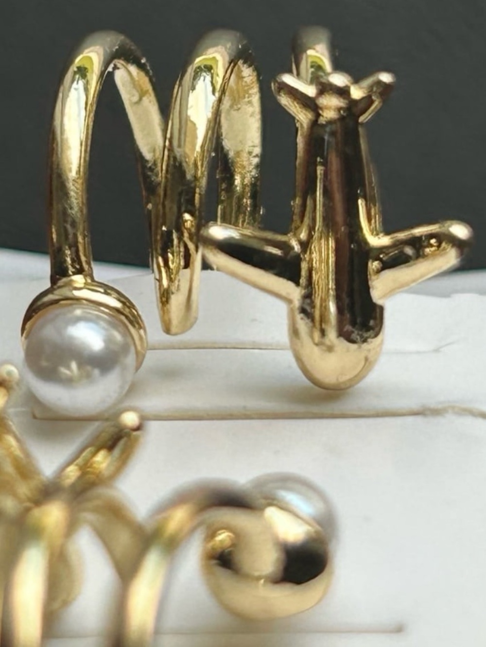 New gold ear cuff earrings